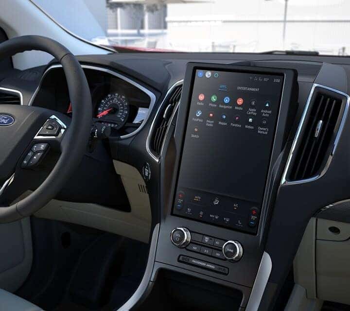Interior Vehicle Dashboard and Steering Wheel  