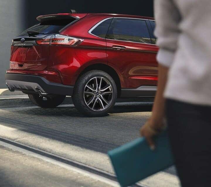 Read Red Ford Edge Vehicle